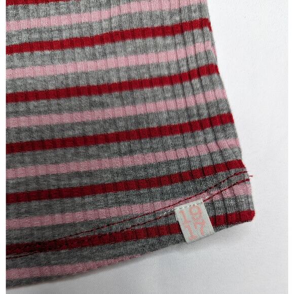 Girls Red Striped Long Sleeve T-shirt Top Shirt by Sovereign Code - Picture 4 of 6